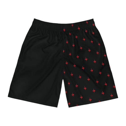 Athletic Jogger Shorts - 6IX Logo Pattern
